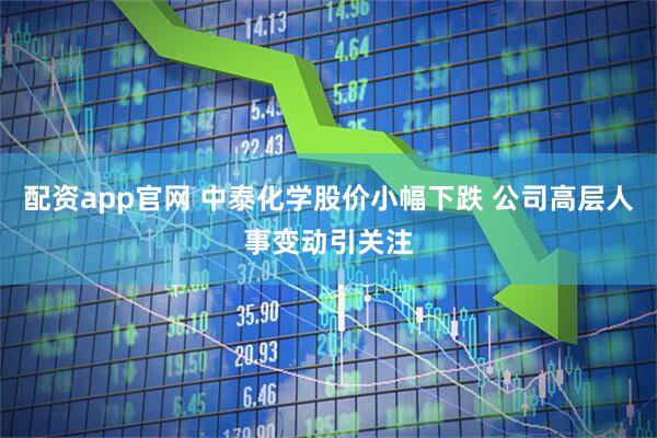 配资app官网 中泰化学股价小幅下跌 公司高层人事变动引关注